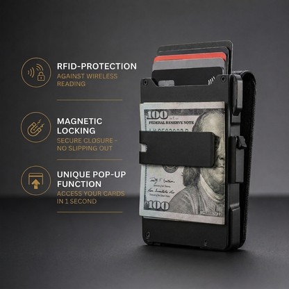 Faventina MagVault® Minimalist Wallet - Maximum Capacity. Minimal Footprint.