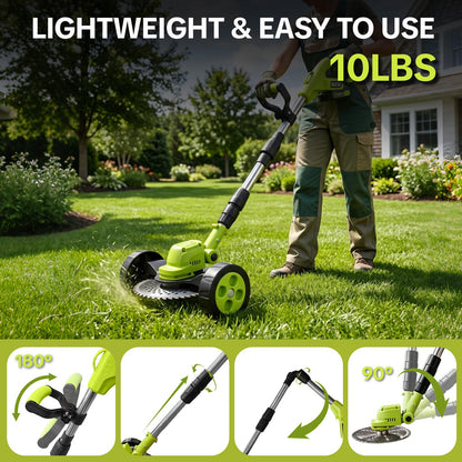 3 In 1 Cordless Grass Trimmer, Weed Eater and Edger