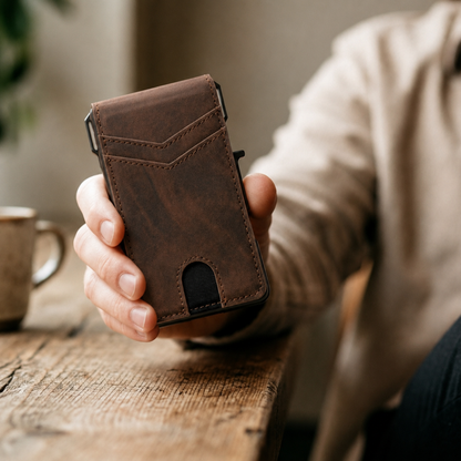 Faventina MagVault® Minimalist Wallet - Maximum Capacity. Minimal Footprint.