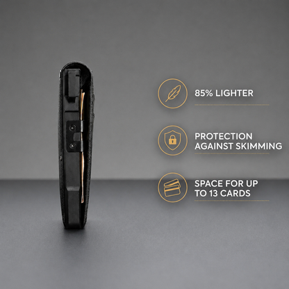Faventina MagVault® Minimalist Wallet - Maximum Capacity. Minimal Footprint.