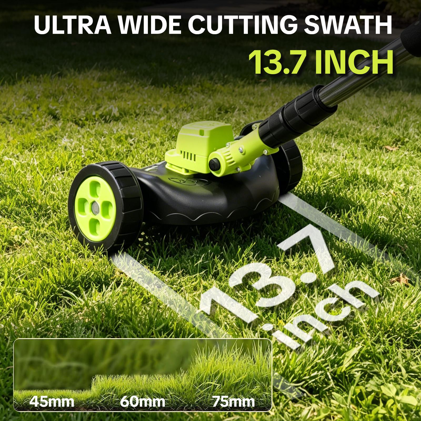 3 In 1 Cordless Grass Trimmer, Weed Eater and Edger