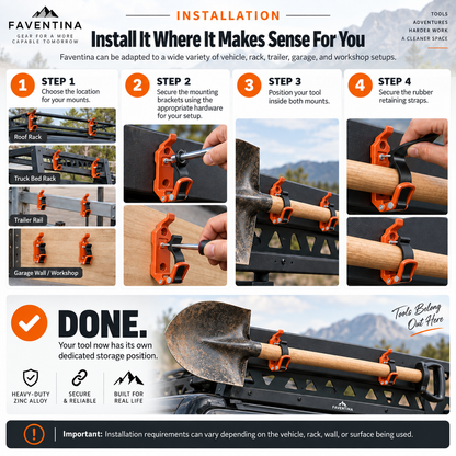 Heavy-Duty No-Rattle Tool Mount