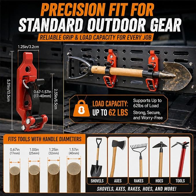 Heavy-Duty No-Rattle Tool Mount