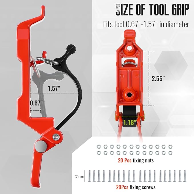 Heavy-Duty No-Rattle Tool Mount