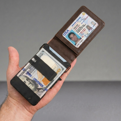 Faventina MagVault® Minimalist Wallet - Maximum Capacity. Minimal Footprint.