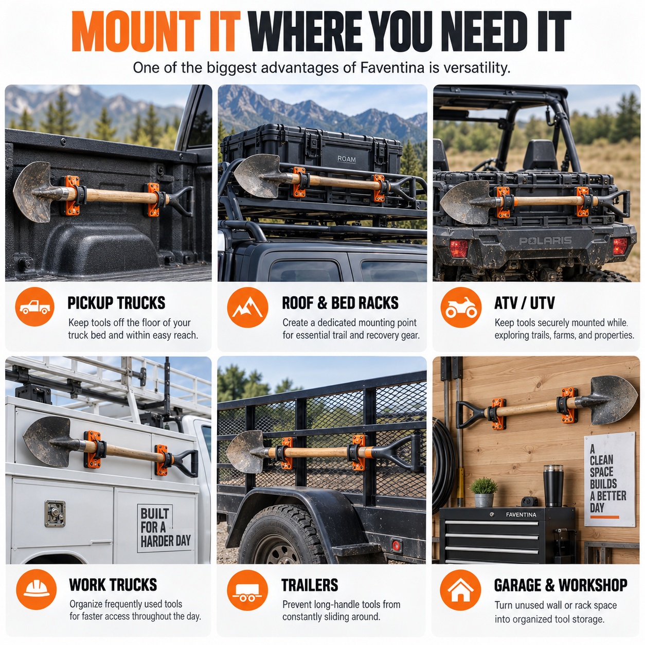 Heavy-Duty No-Rattle Tool Mount