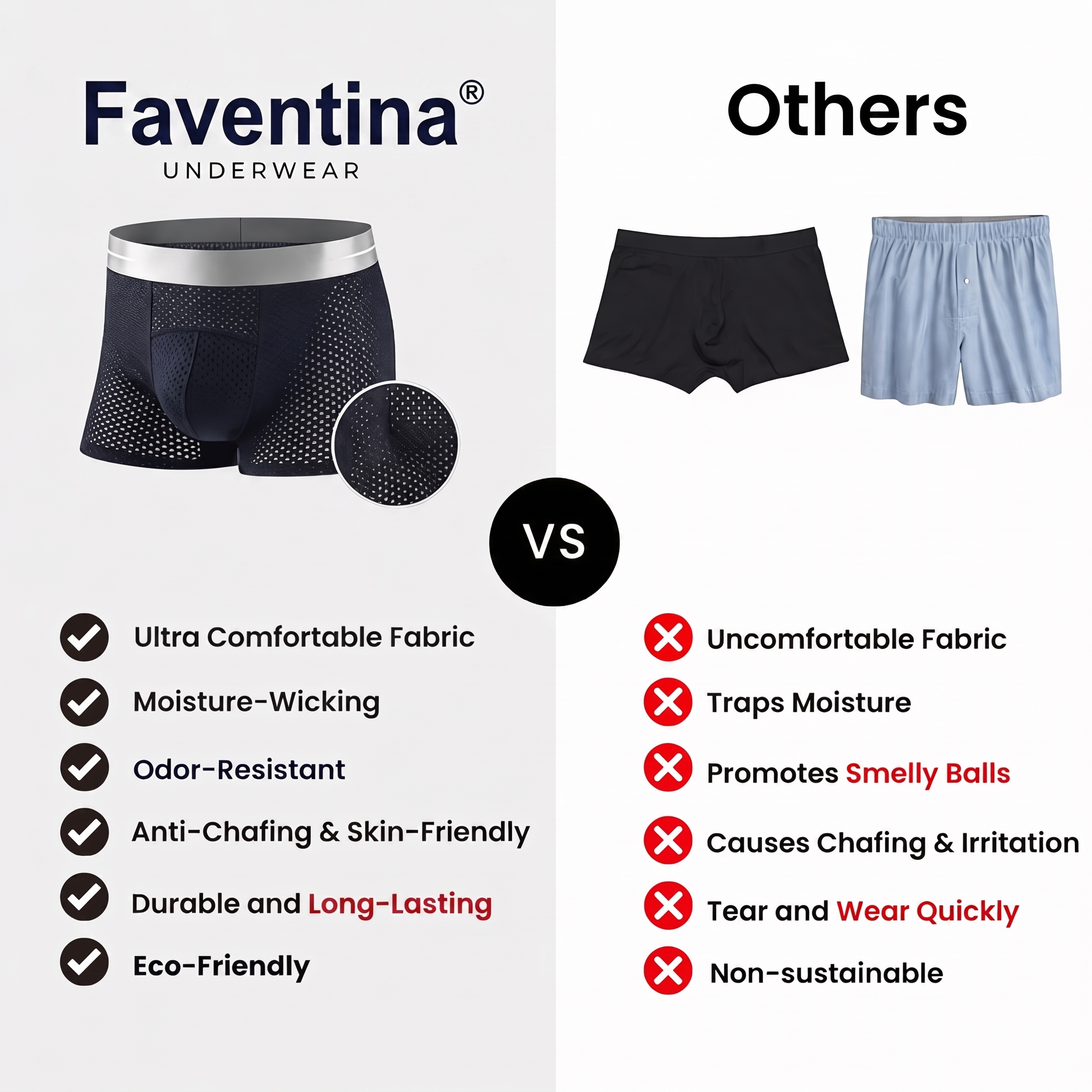 Faventina™ Premium Leakproof IceSilk Boxer