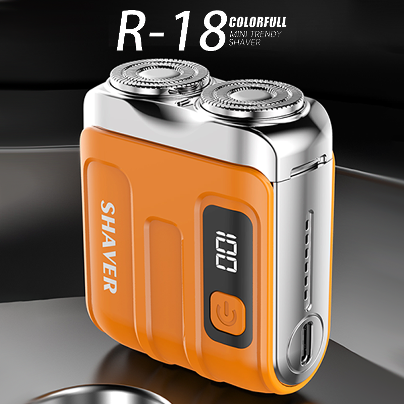 Faventina™ Portable Mini Electric Shaver for Men – Rechargeable & Travel-Friendly