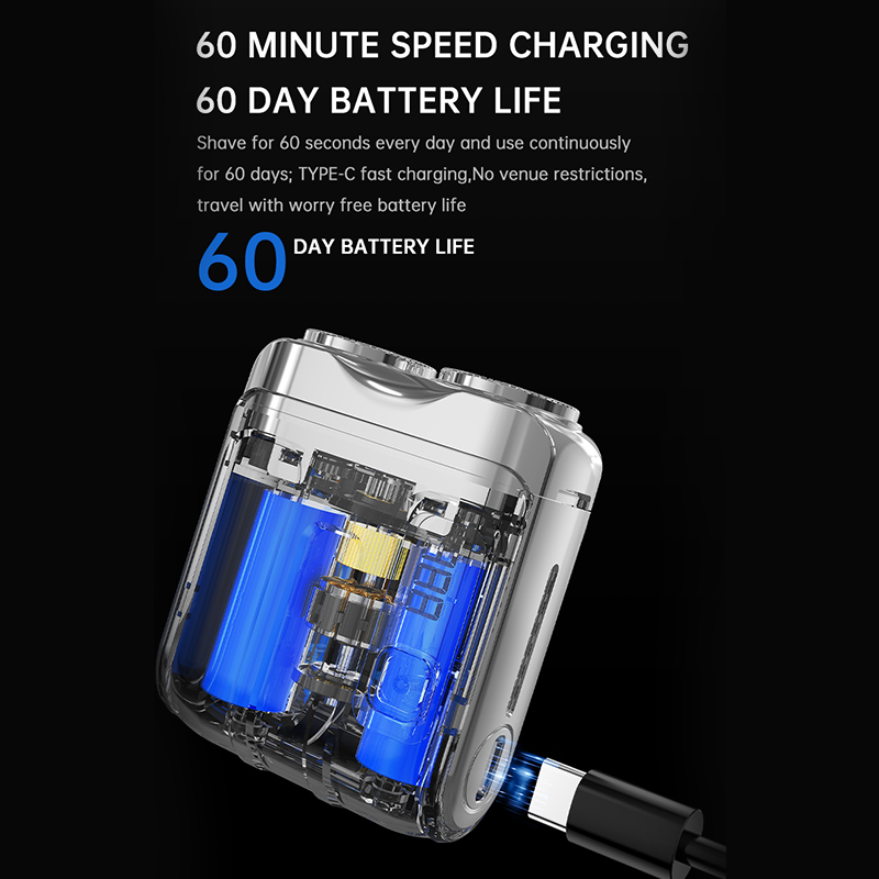 Faventina™ Portable Mini Electric Shaver for Men – Rechargeable & Travel-Friendly