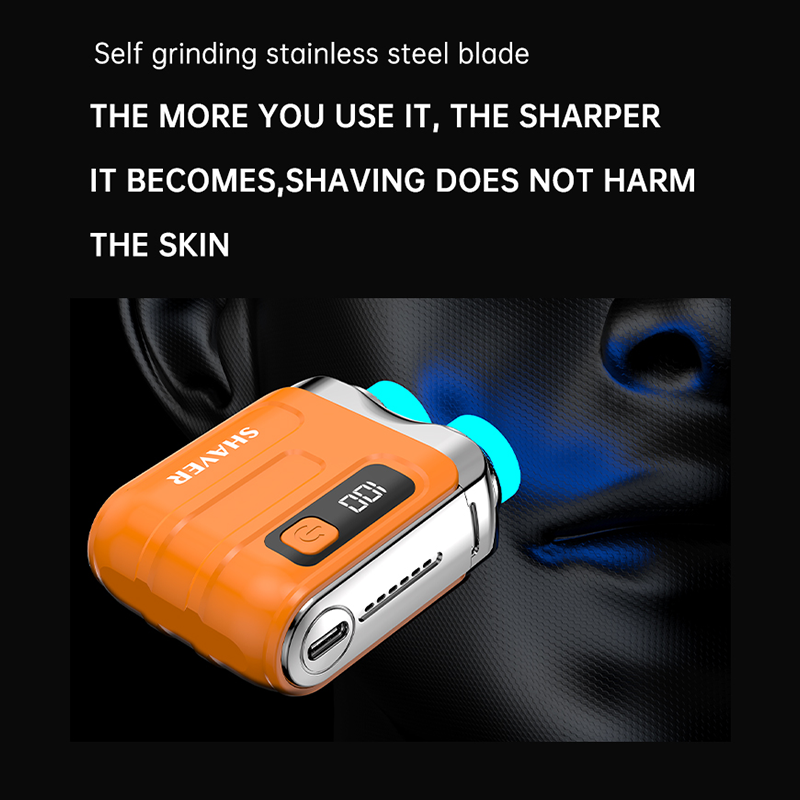 Faventina™ Portable Mini Electric Shaver for Men – Rechargeable & Travel-Friendly