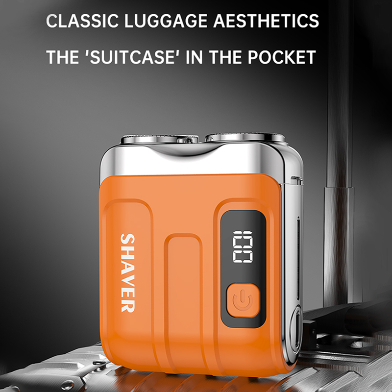 Faventina™ Portable Mini Electric Shaver for Men – Rechargeable & Travel-Friendly