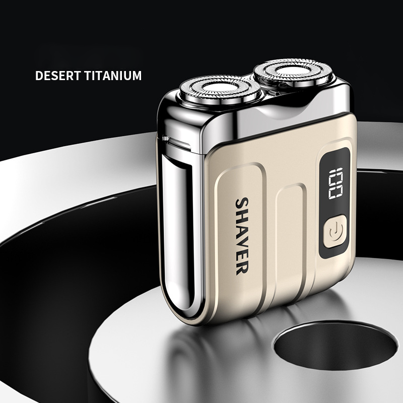 Faventina™ Portable Mini Electric Shaver for Men – Rechargeable & Travel-Friendly