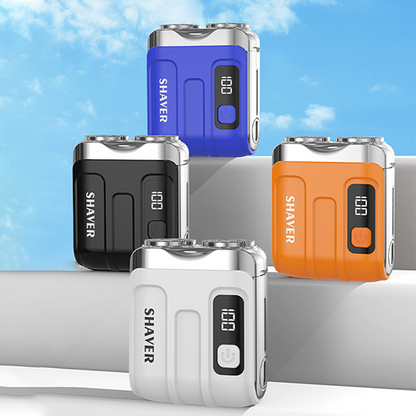 Faventina™ Portable Mini Electric Shaver for Men – Rechargeable & Travel-Friendly